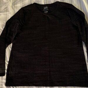 Women's Croft & Barrow Long Sleeve Classic Tee -- NWOT